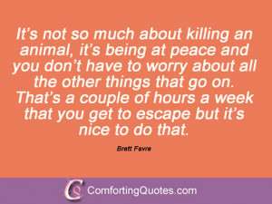 Brett Favre Quotations