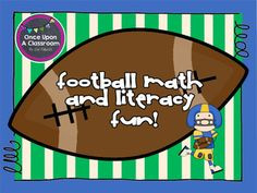 Football Math & Literacy Fun! - Aligned with CCSS More