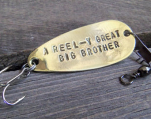 Spoon Lure Copper Anniversary Gift Brass Father's Day Personalized ...