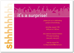 Surprise Party Invitations: 10 Unique Ideas