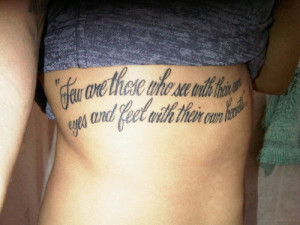famous quote tattoo 2