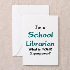 school librarian Greeting Card for