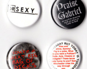 Supernatural The Trickster/Gabriel Badges ...