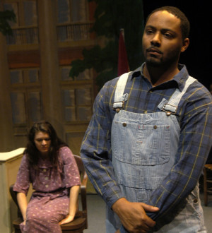 ... Claire Smith as Mayella Ewell and Christopher Gay as Tom Robinson