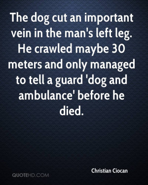Man’s Left Leg. He Crawled Maybe 30 Meters And Only Managed To Tell ...