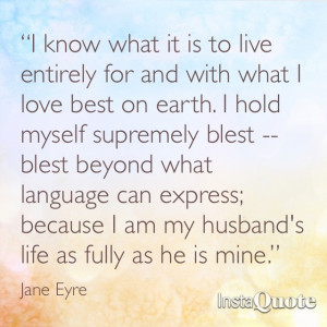 ... bone of his bone and flesh of his flesh... - Ch. 38, Jane Eyre