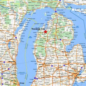 Traverse City Michigan Map