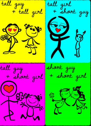 tall guy #short girl #tall girl #short guy #this is how love works