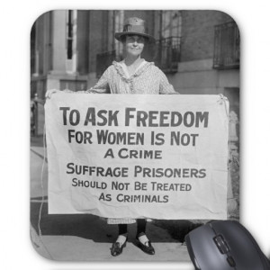 Suffragette for Alice Paul, 1917 Mouse Pads