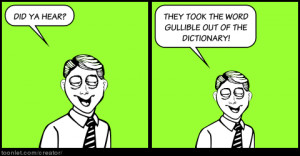 gullible cartoon