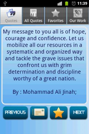 Muhammad Ali Jinnah Quotes screenshot 2