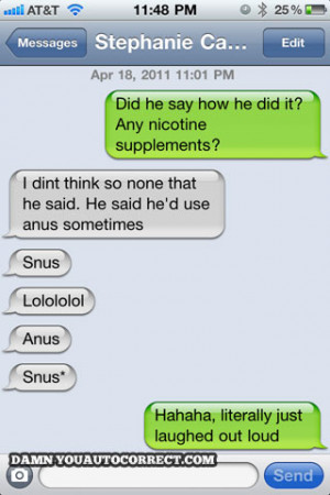 funny auto-correct texts - How To Quit Smoking