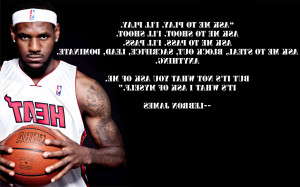 LeBron James Basketball Quotes