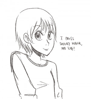 miss short hair!I’m seriously thinking of cutting my hair… but ...