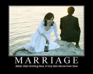 marriage funny demotivational poster