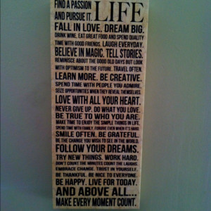 Make every moment count