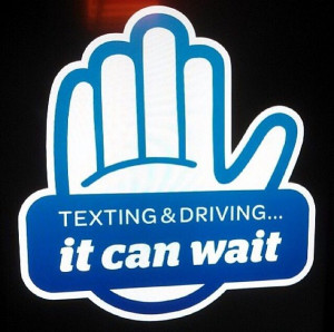 Texting & Driving!! It can wait!!