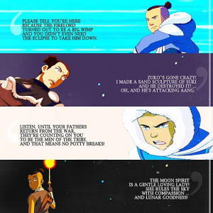 Quotes. I love this show!!!!! Always have!! Avatar: the last air ...