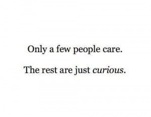 Only A Few People