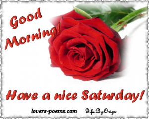 Good Morning Saturday Quotes