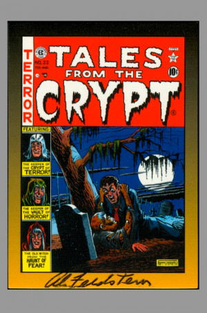 Al Feldstein Tales From The Crypt Ec Signed Autograph Trading Art Card
