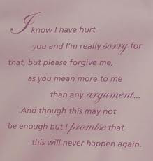 ... You And I’m Really For That, But Please Forgive Me ~ Apology Quote