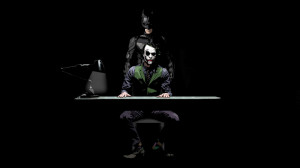 View Batman And Joker Sketch in full screen
