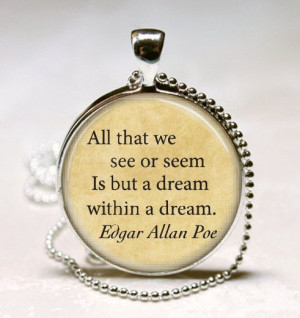 ... ://www.etsy.com/listing/154650994/edgar-allan-poe-book-necklace-poe