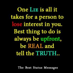 juz 1 lie....n trust is gone
