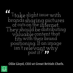 key point about content images and relevancy... #quote