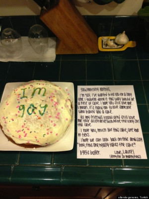 Coming Out By Cake: Girl Leaves Tasty Treat And Heartfelt Letter ...
