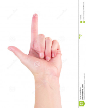 Woman Pointing With Finger