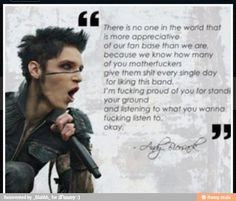 andy biersack more bands you black veils band stuff band quotes bands ...