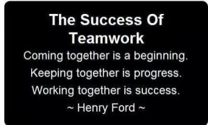 Teamwork makes the dream work!