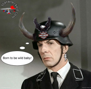 evil Spock bad biker dude Federation humor photo