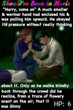 ... Half-Blood Prince Should've Been in Movie Harry Ginny Dumbledore death