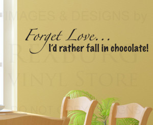 5pcs/lot Wall Quote Decal Sticker Vinyl Art Forget Love Fall Into ...