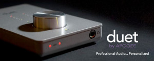 Apogee Duet, professional two-channel firewire audio interface for the ...