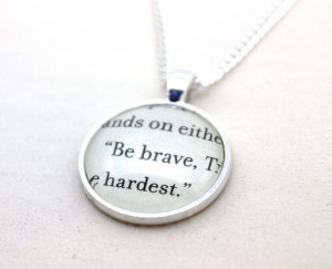 ... www.etsy.com/listing/169129640/divergent-be-brave-tris-and-tobias-book