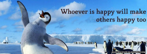 Whoever is happy will make others happy too Quotes FB Cover