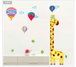 cute-giraffe-home-decoration-art-wall-stickers-for-kids-rooms-child ...