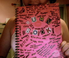 Burn Book Mean Girls Quotes Talking to you makes my day