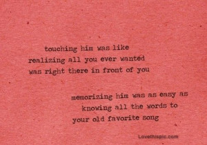 touching him love quotes sexy quotes