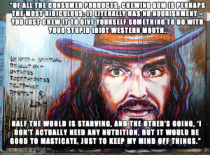 it literally has no nourishment – you just chew it to give yourself ...