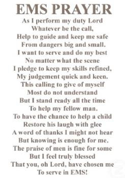 Poem : The EMS Prayer