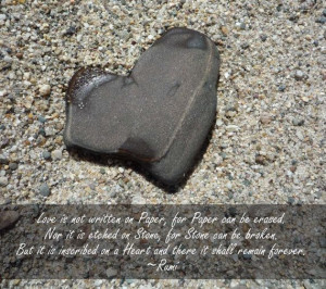 HeART Rock Digital Download Valentines day card by AZURELATION, $5.00