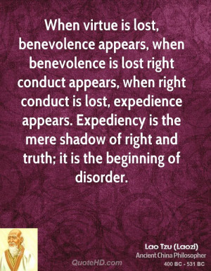 ... expedience appears. Expediency is the mere shadow of right and truth