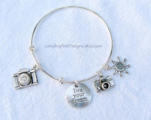 ... and Ani Inspired, Tibetan Silver charm Bracelet,One Size Fits Most