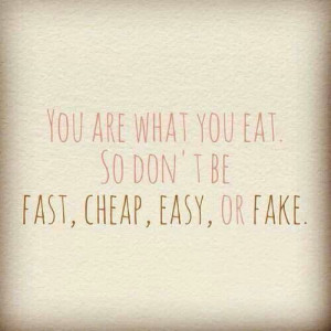 You are what you eat!