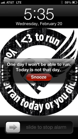 Today is not the day... Just RUN!